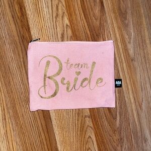 Team Bride pouch